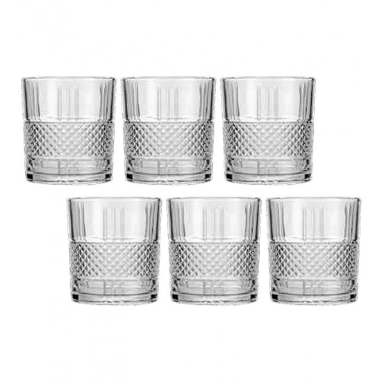 Jogo 6 Copos 340ml Whisky 8,5x9,3cm